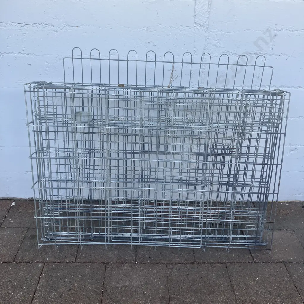 Steel Animal Crate - Folding Image 1++