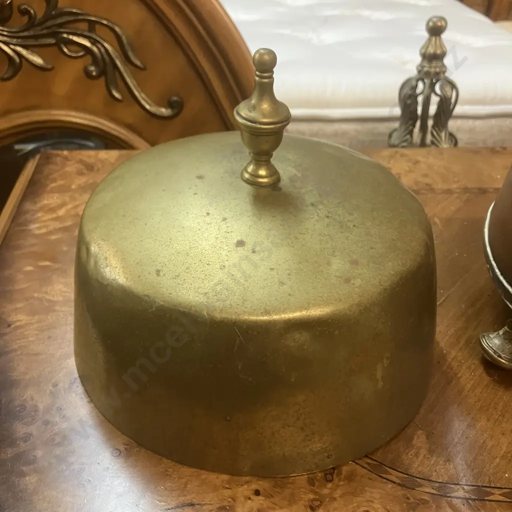 Antique Copper Brass Claw Footed Dovetailed Lidded Bucket Coal Scuttle. H45cm Image 1++