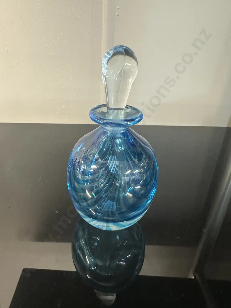 Schroders Handblown Glass Perfume Bottle Image 1++