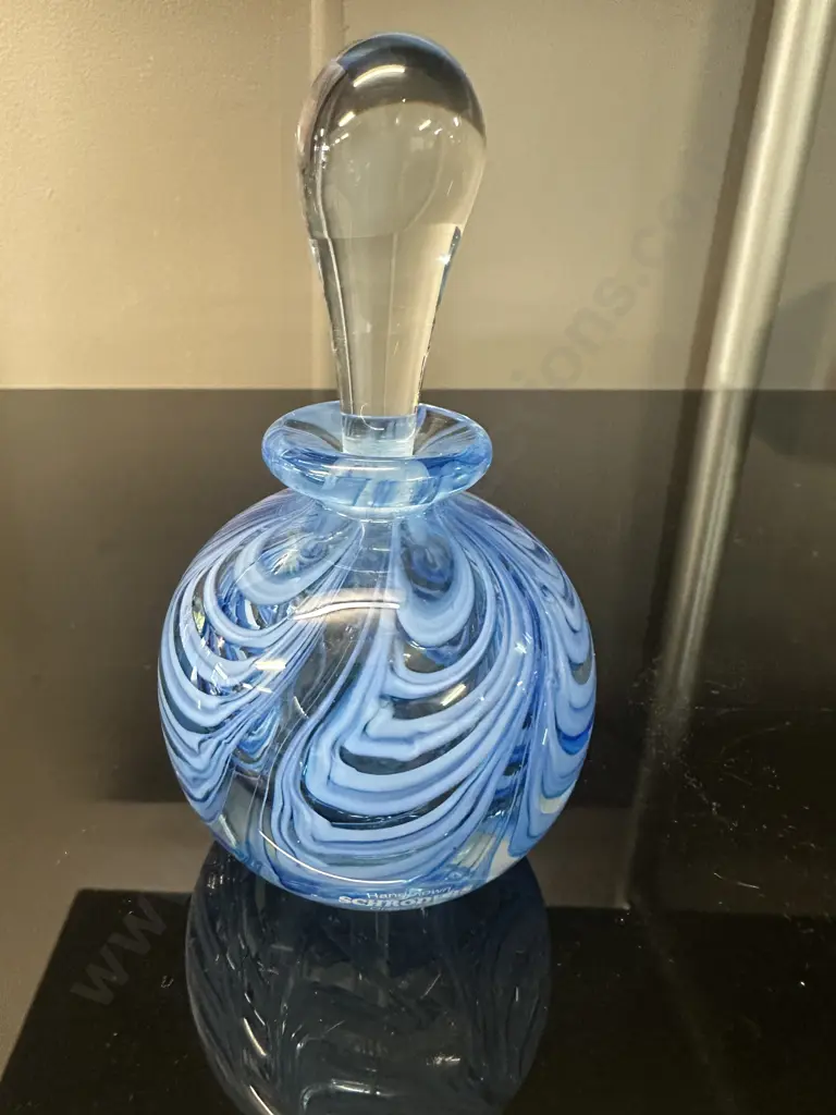 Schroders Handblown Glass Perfume  Bottle Image 1++
