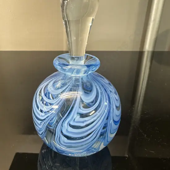 Schroders Handblown Glass Perfume  Bottle