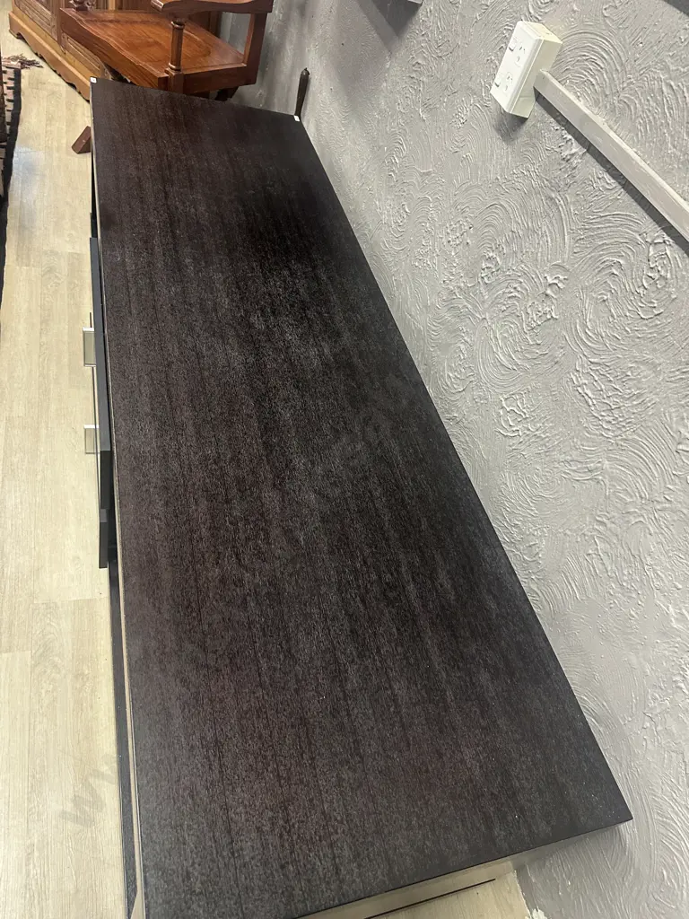 Large TV Unit - Chocolate Brown Colour, 2 Drawers, 4 Adjustable Shelves. H51.5 W200 D60cm Image 1++