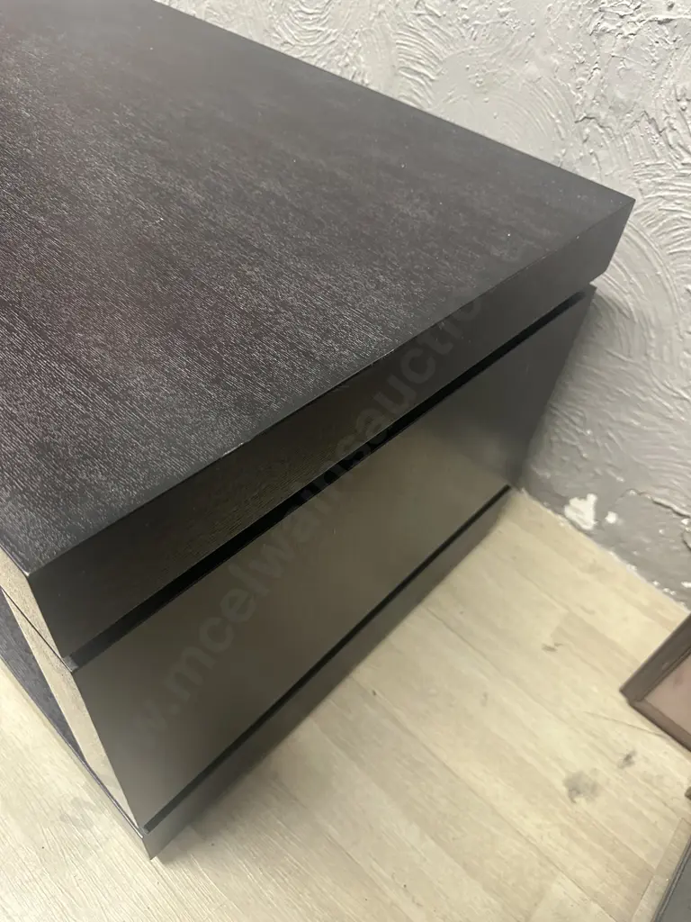 Large TV Unit - Chocolate Brown Colour, 2 Drawers, 4 Adjustable Shelves. H51.5 W200 D60cm Image 1++