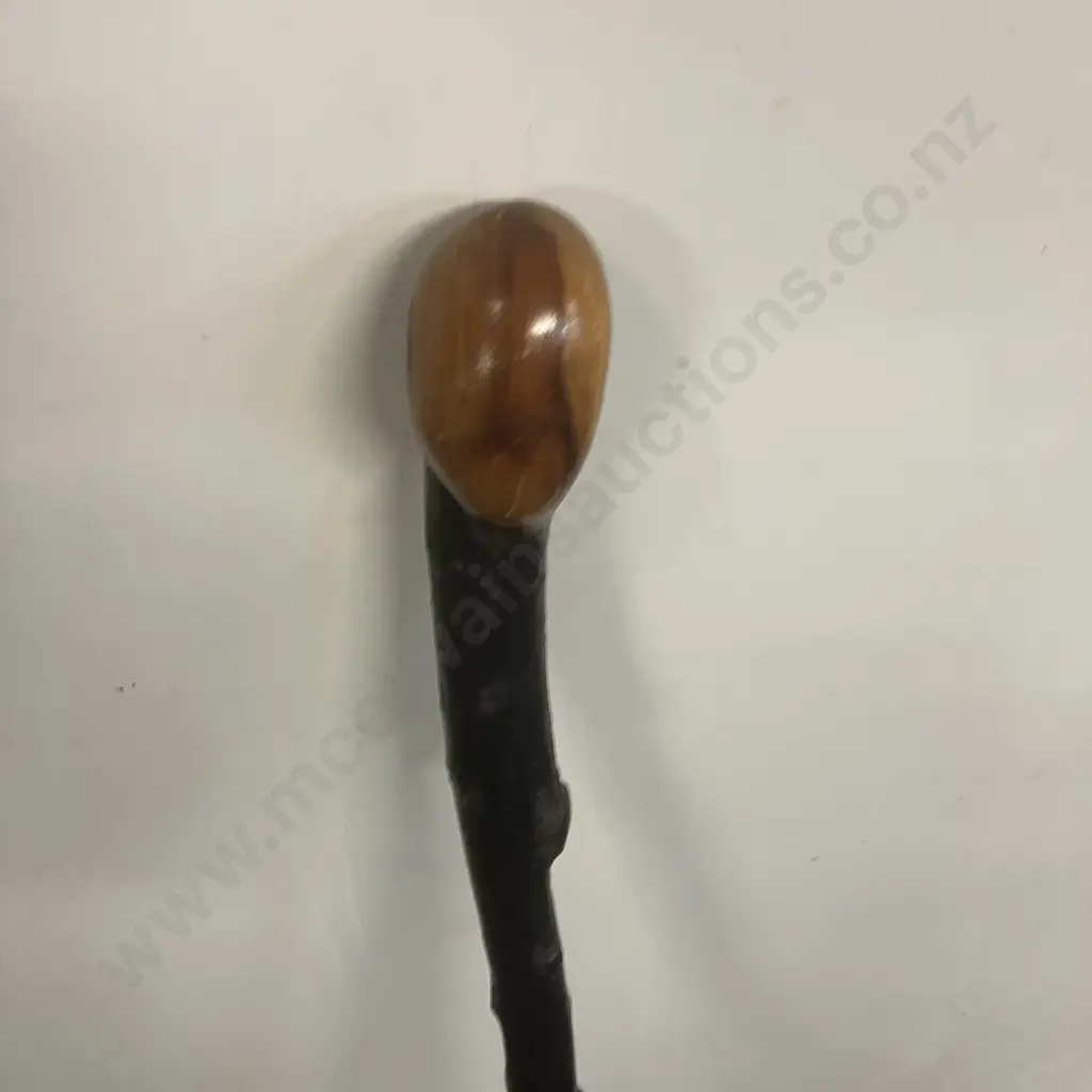 Irish Blackthorn Walking Stick Cane. L92cm Image 1++