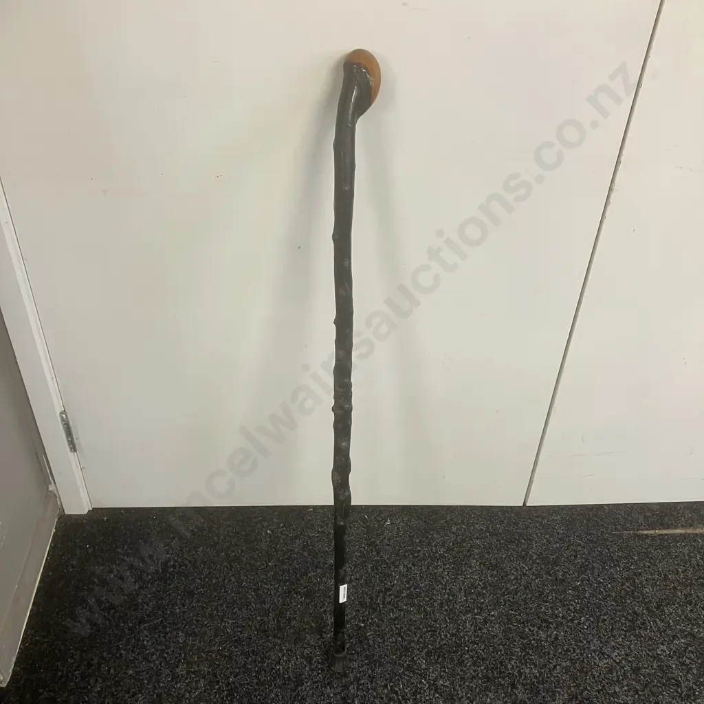 Irish Blackthorn Walking Stick Cane. L92cm Image 1++