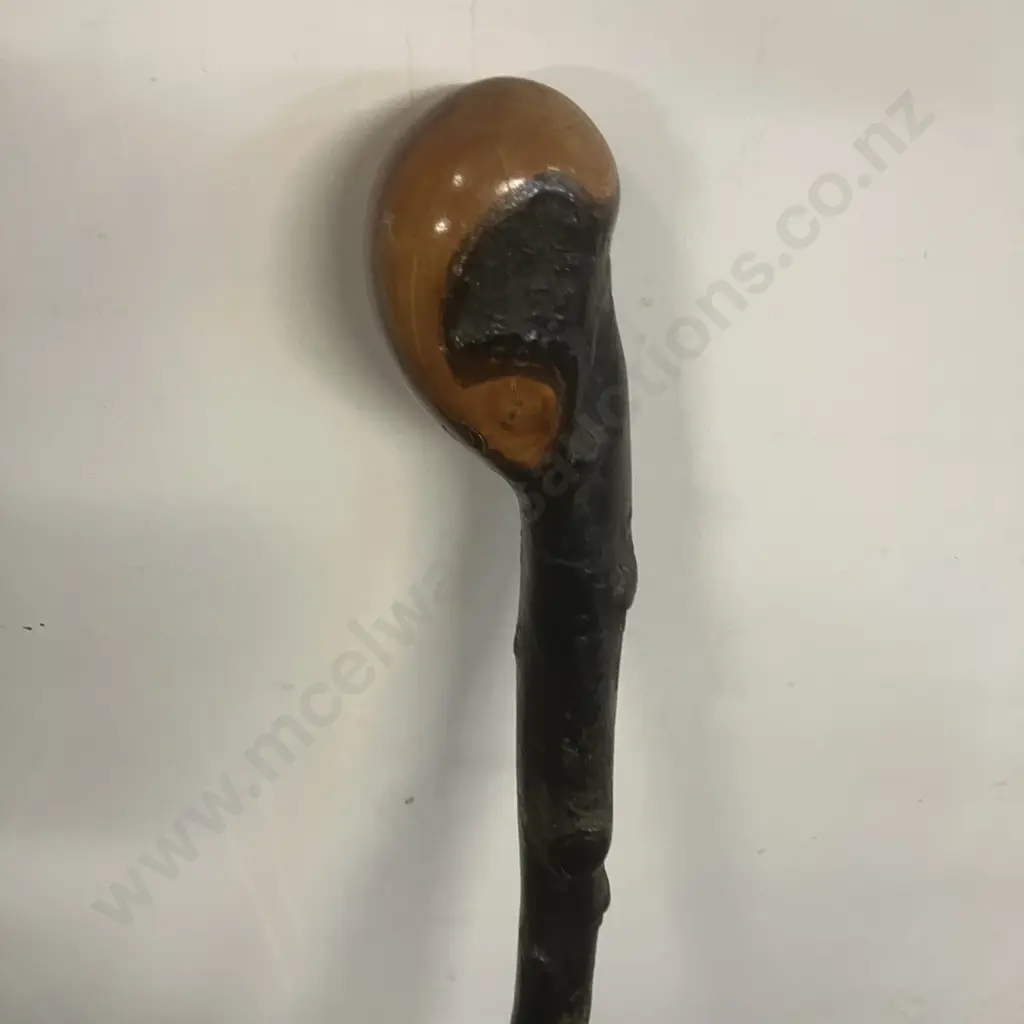 Irish Blackthorn Walking Stick Cane. L92cm Image 1++