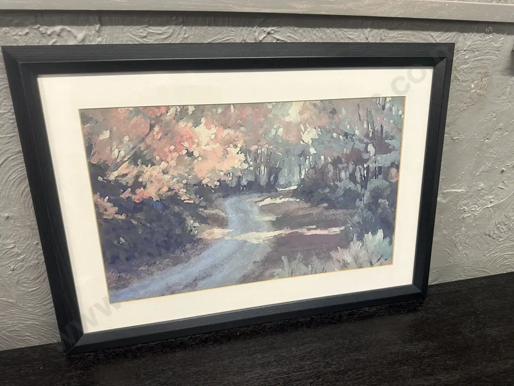 Framed Artwork Winterthur Gardens By Martha Sauder 47x67cm. Image 1++