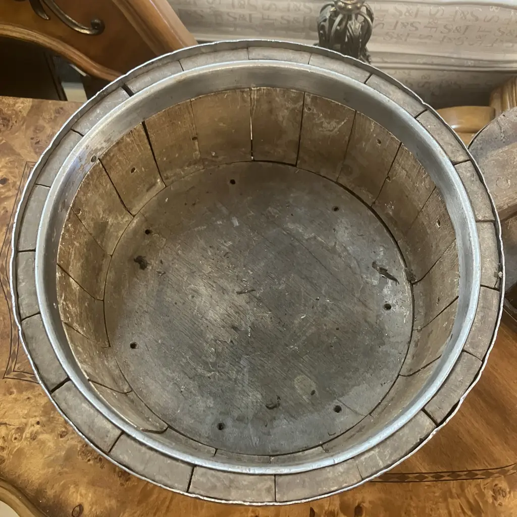 French Antique Wooden Cheese Press c1900s. 17.5 x 37.5cm Image 1++