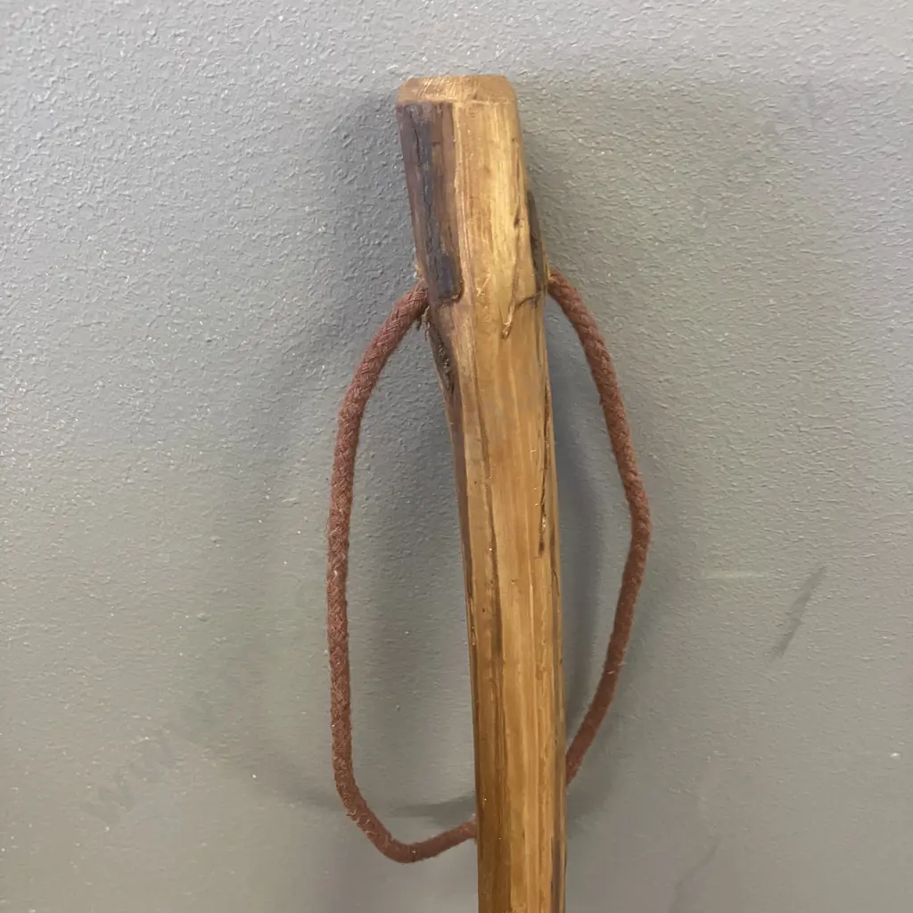 Wooden Walking Stick With 'Waikaremoana 2007' Pokerwork Image 1++