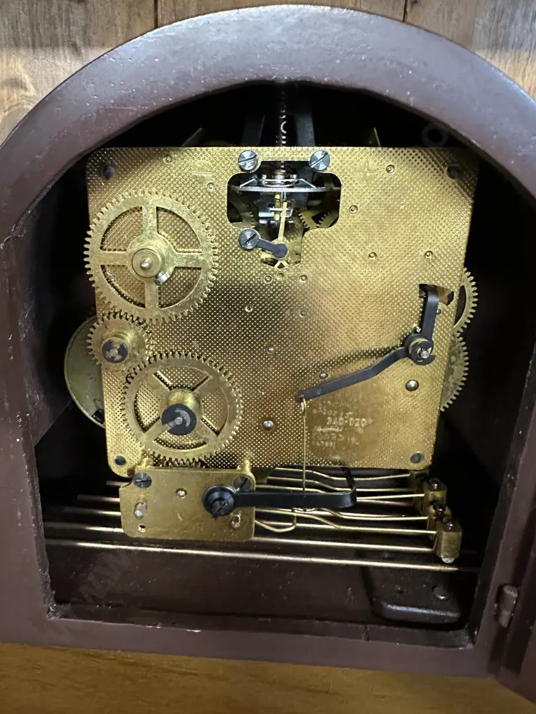 German Mid Century Klinuette Mantle With Key  Image 1++