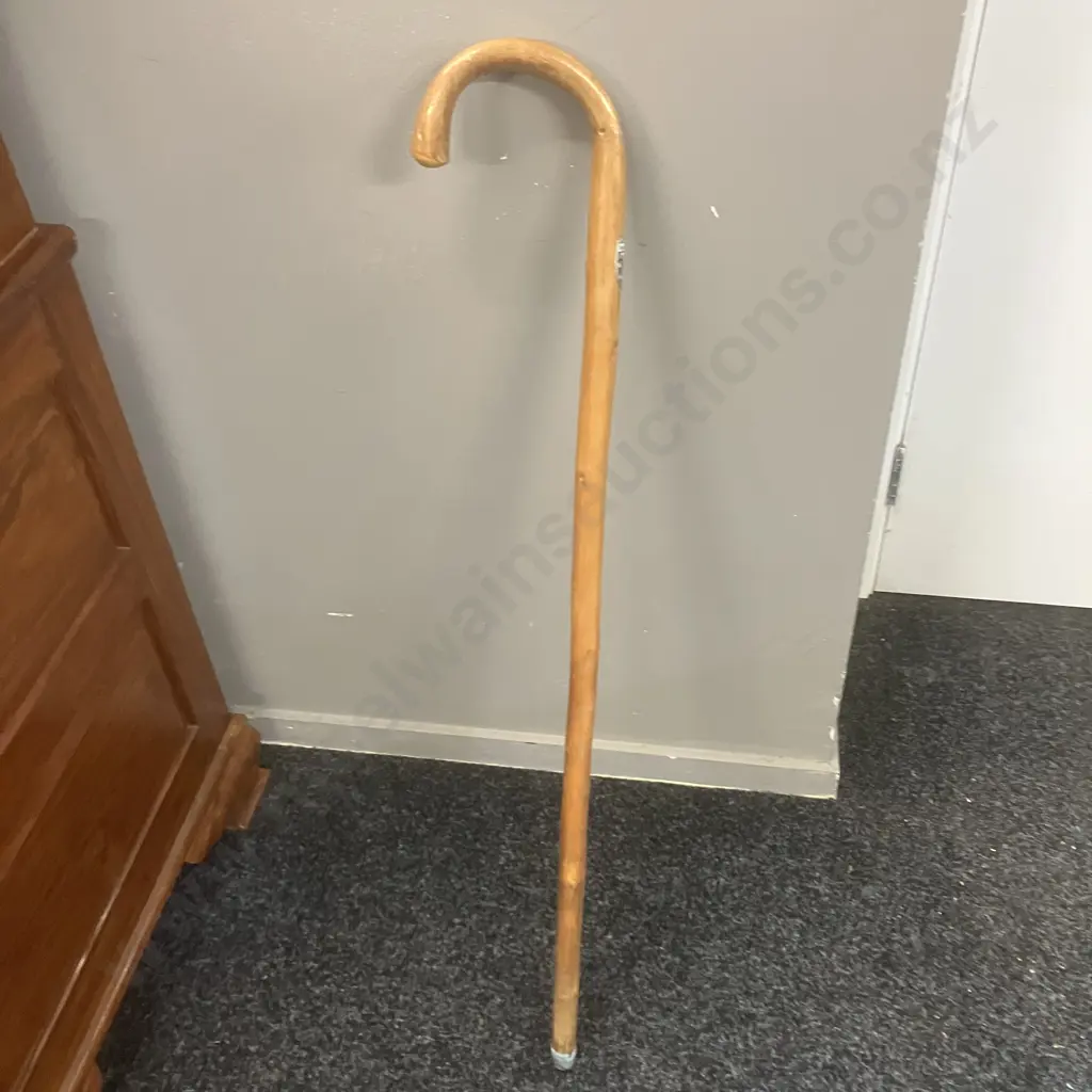 Walking Stick With Yorkshire Dales Walking Stick Badge. H92cm Image 1++