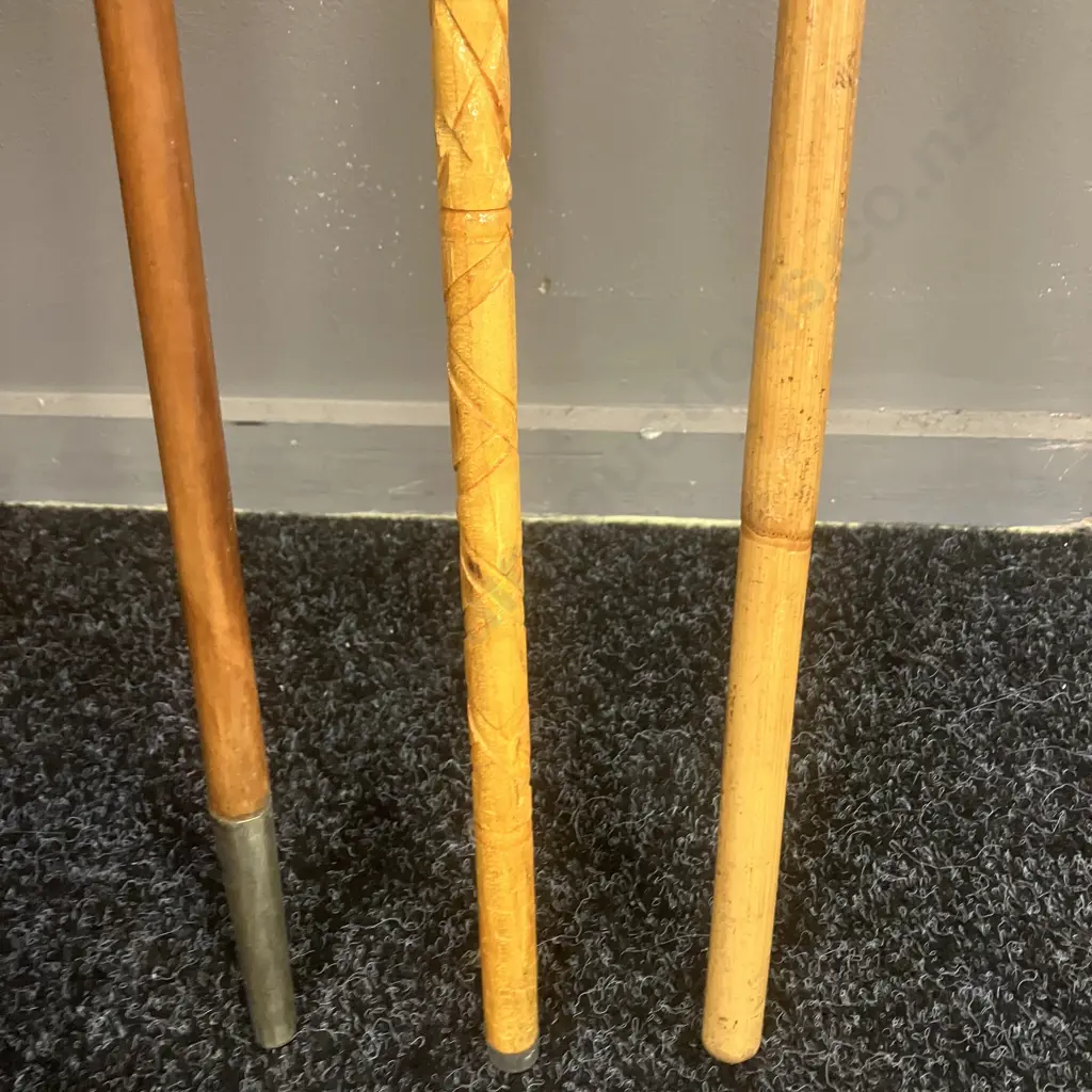 Three Assorted Swagger Sticks Image 1++