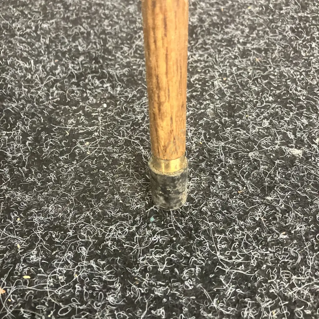 Brass Horse Head Walking Stick. L90.5cm, 3 Piece Image 1++