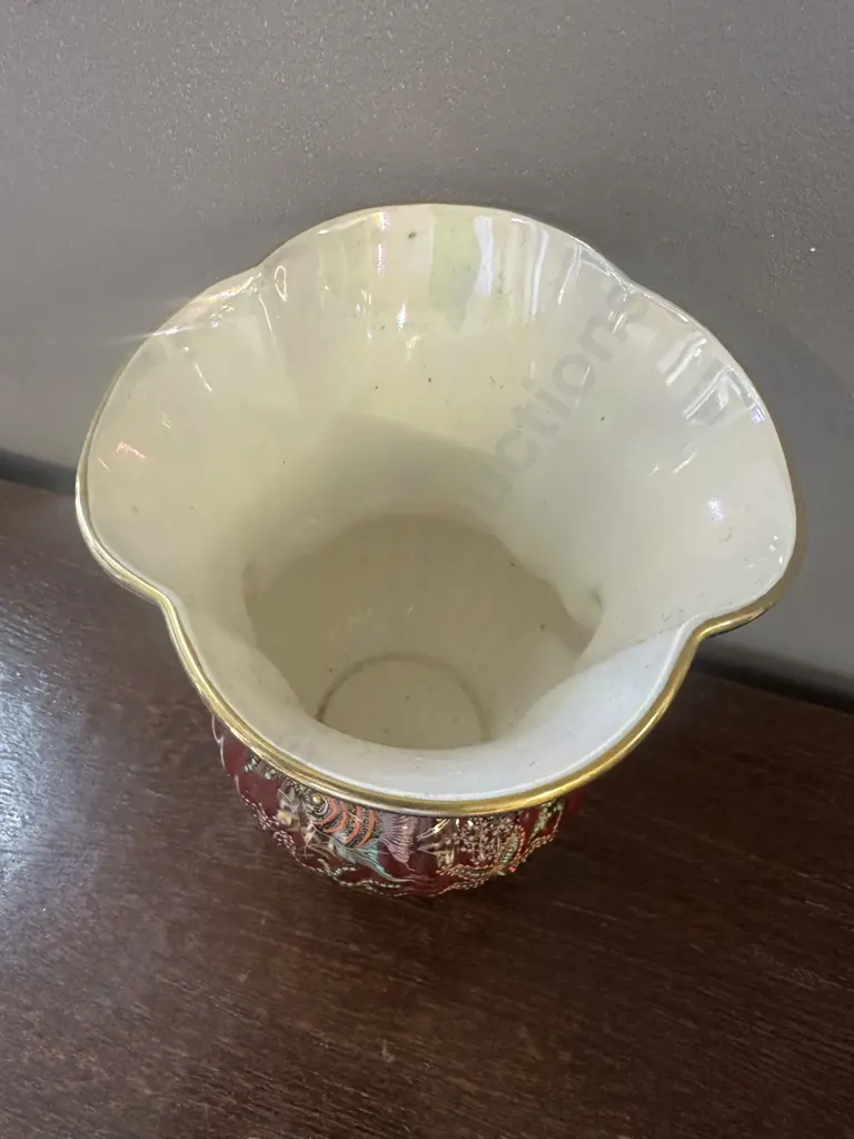 Crown Devon Fieldings Vase #A4459 H20cm. Image 1++