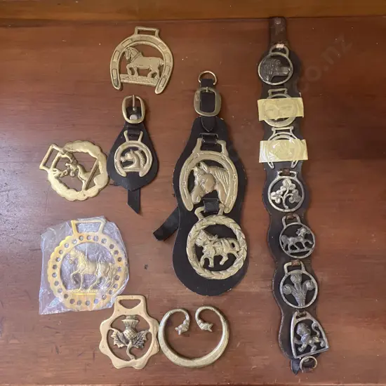 Horse Brasses & Brasses On Leather