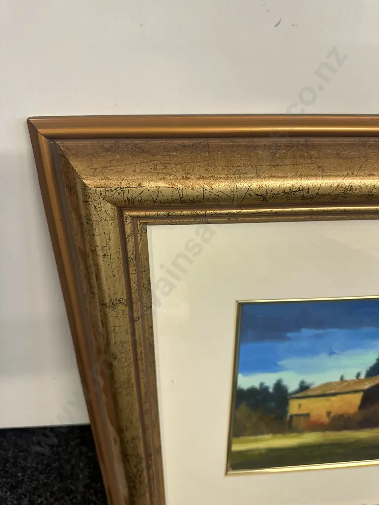 Wayne Sinclair "Village - Provence" Framed 52 x 92cm Image 1++