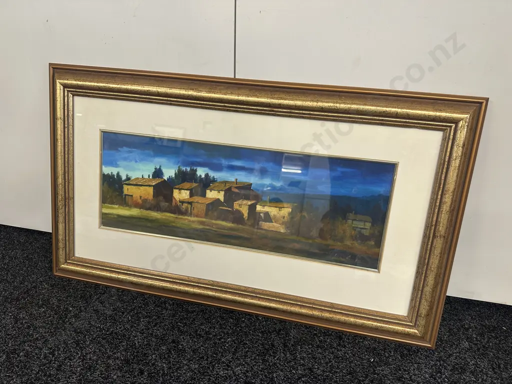 Wayne Sinclair "Village - Provence" Framed 52 x 92cm Image 1++