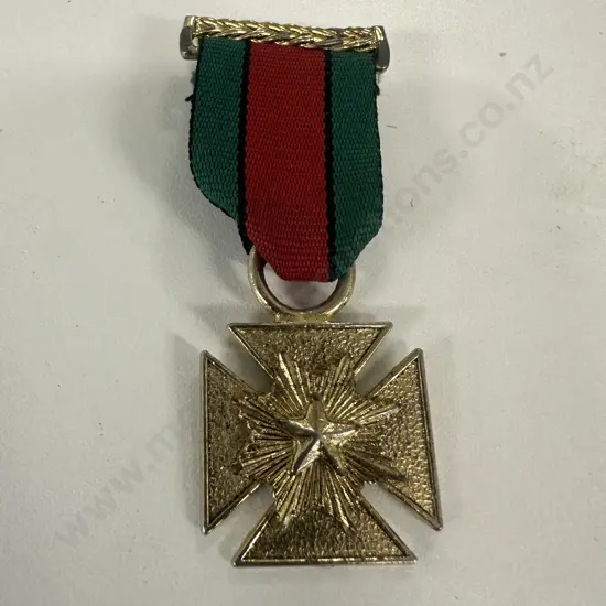 Gold Coloured Medal & Ribbon