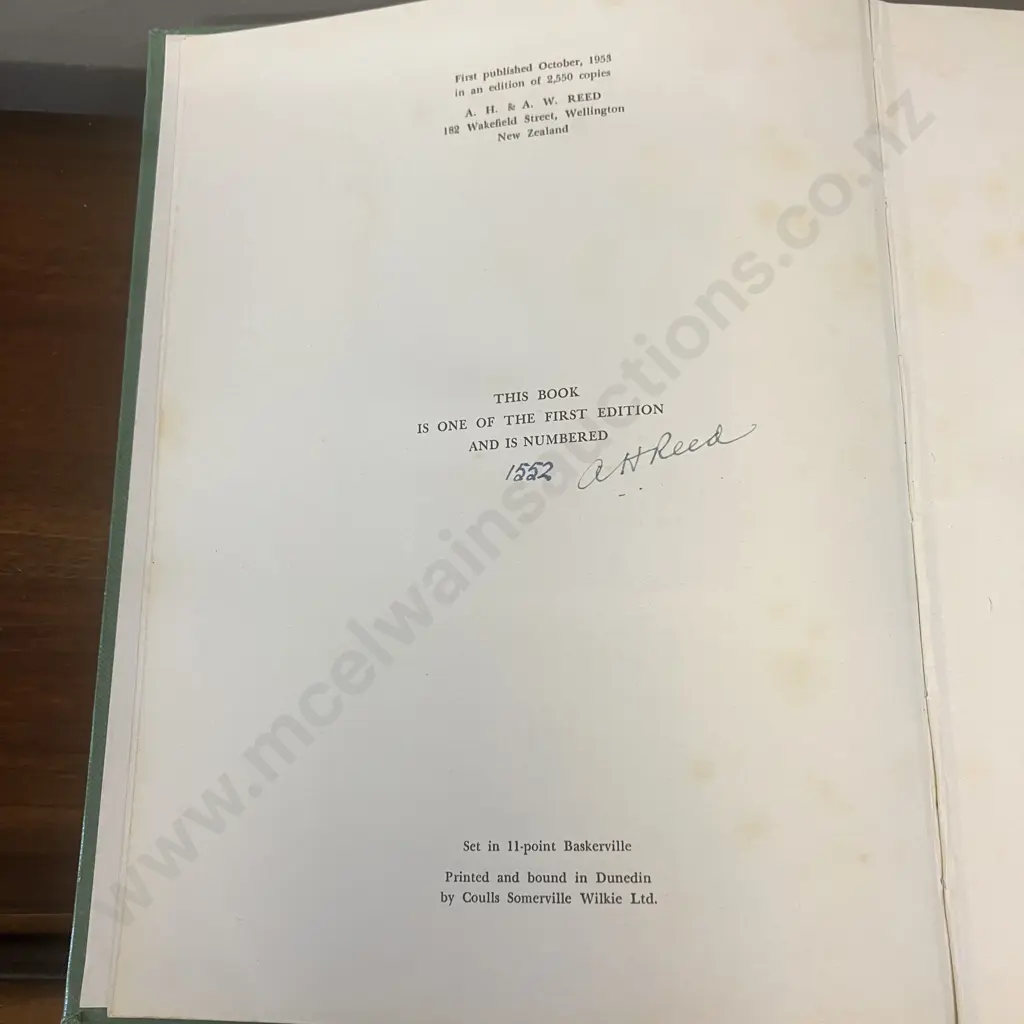 The Story of the Kauri by A H Reed, 1953 First Edition - Limited, Numbered & Signed (#1552/2550) Image 1++