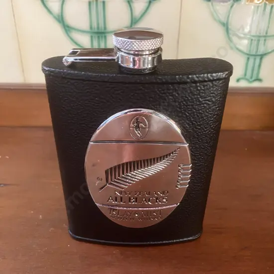 NZ All Blacks Islay Mist Scotch Whisky Hip Flask