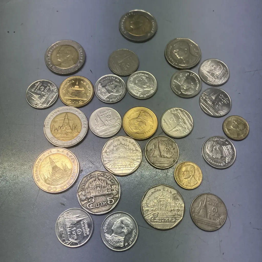 Assorted Thailand Baht Coins Image 1++