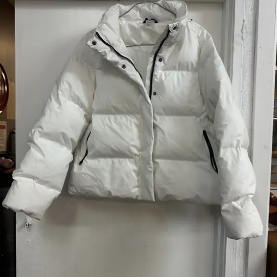 White Anko Size 14 Puffer Jacket