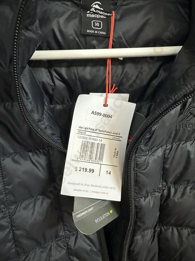 Black Size 14 Macpac Jacket Image 1++