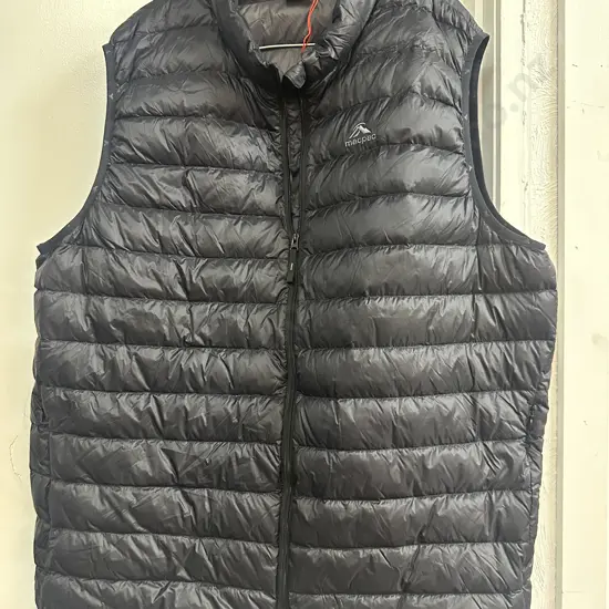 Black Size 4XL Macpac Vest