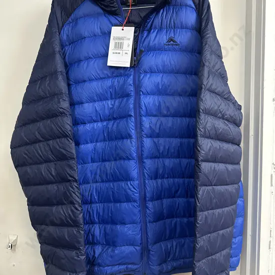 MacPac Two Tone Blue Size 3XL Hooded Jacket