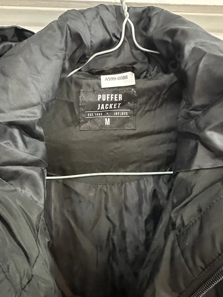 Black Puffer Jacket Image 1++