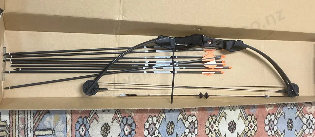 Champion Brand Bow & Arrow And Carbon Blackout Brand 8 Arrows Image 1++