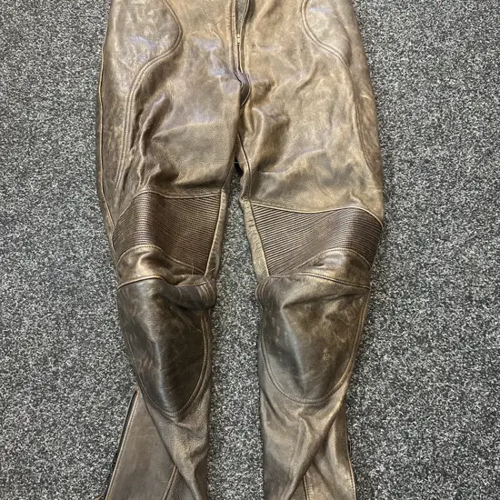 Brown Leather Pants