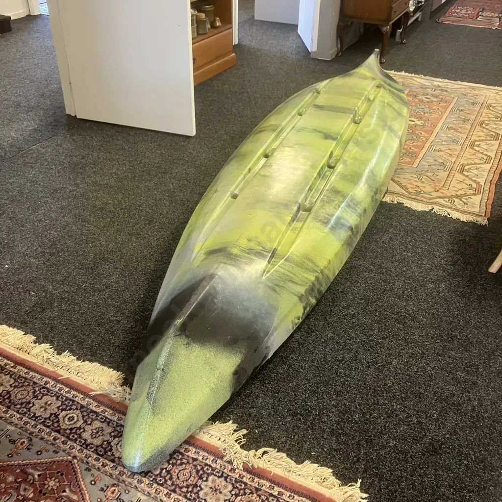 3.6m Green & Yellow Camouflage Kayak Image 1++