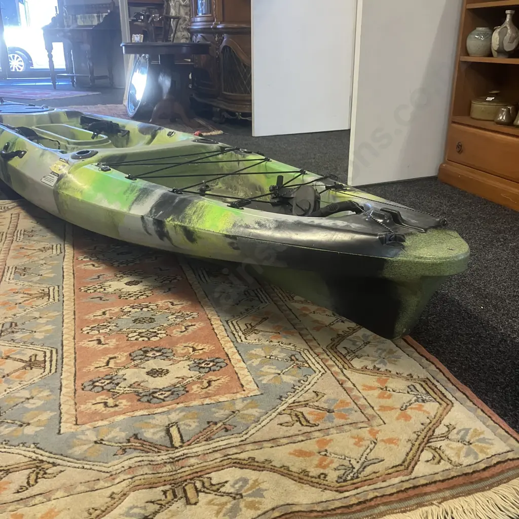 3.6m Green & Yellow Camouflage Kayak Image 1++