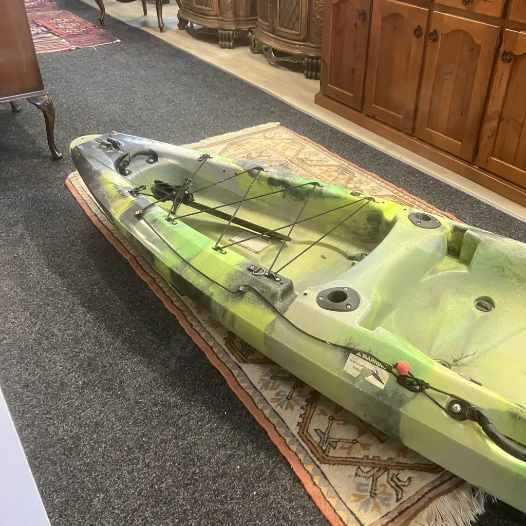 3.6m Green & Yellow Camouflage Kayak Image 1++