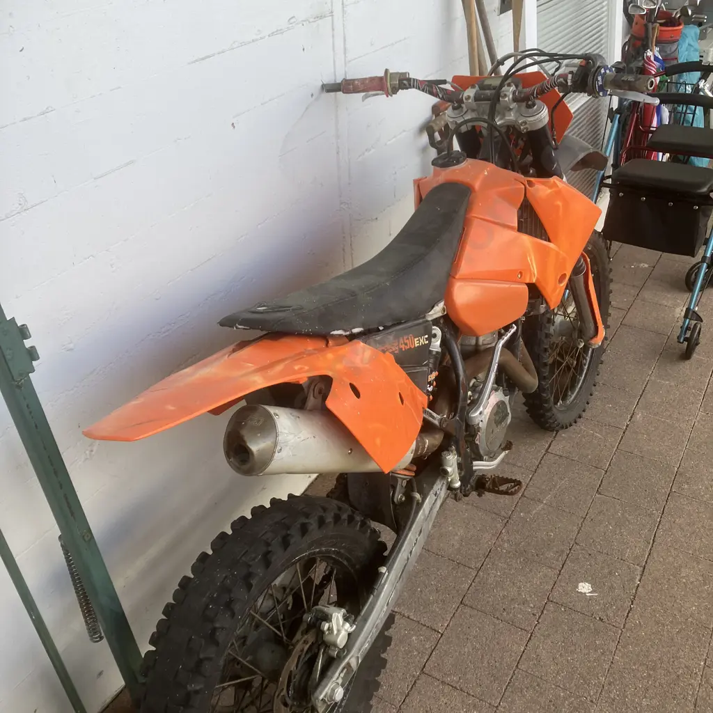 KTM 450 EXC Motorbike, 2007 #VBKRCA4097M325679 (As Found Condition) Image 1++