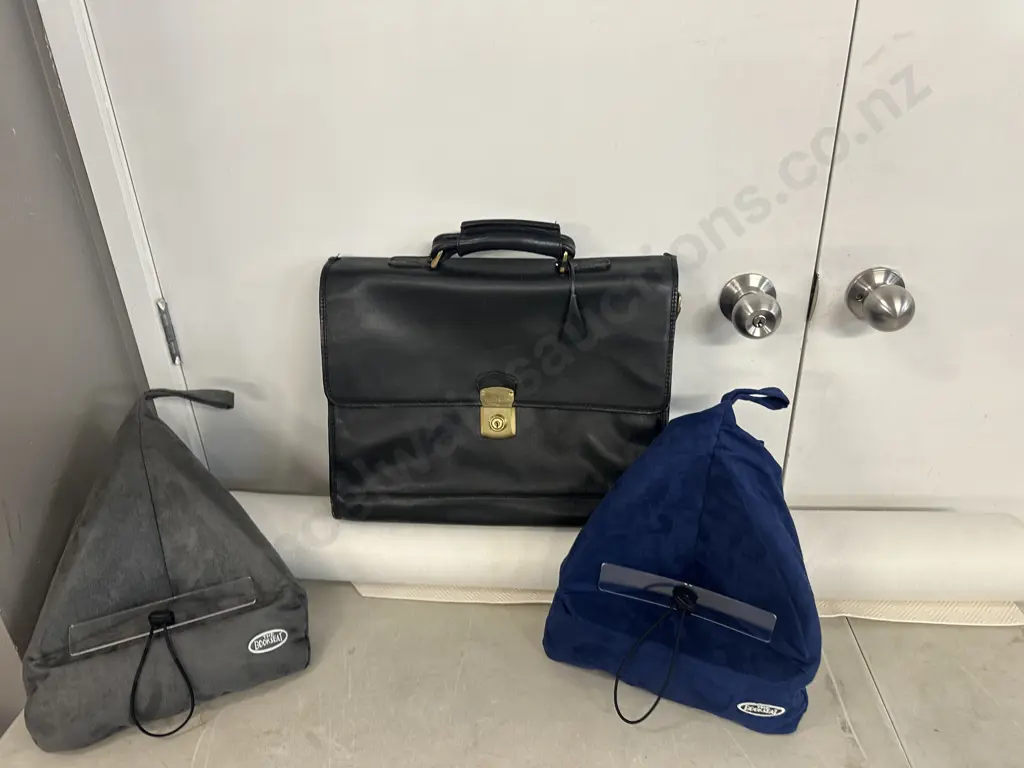 The Bookseat Holders x2, Hidesign Brief Case & Table Protector Image 1++