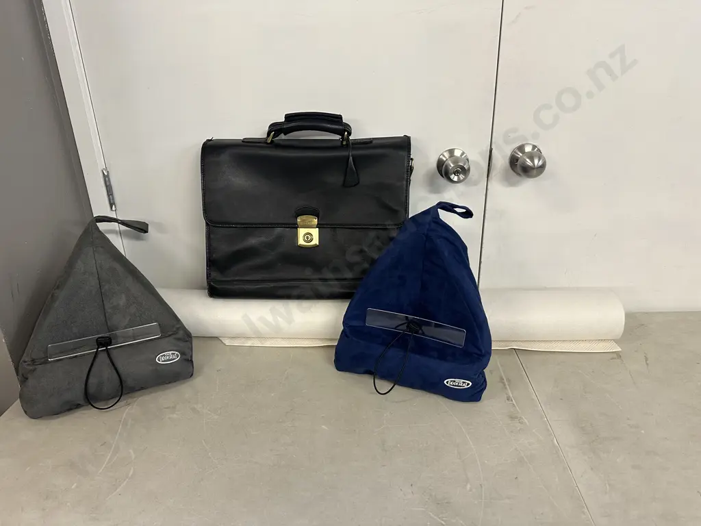 The Bookseat Holders x2, Hidesign Brief Case & Table Protector Image 1++