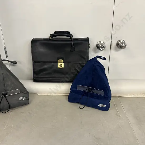 The Bookseat Holders x2, Hidesign Brief Case & Table Protector