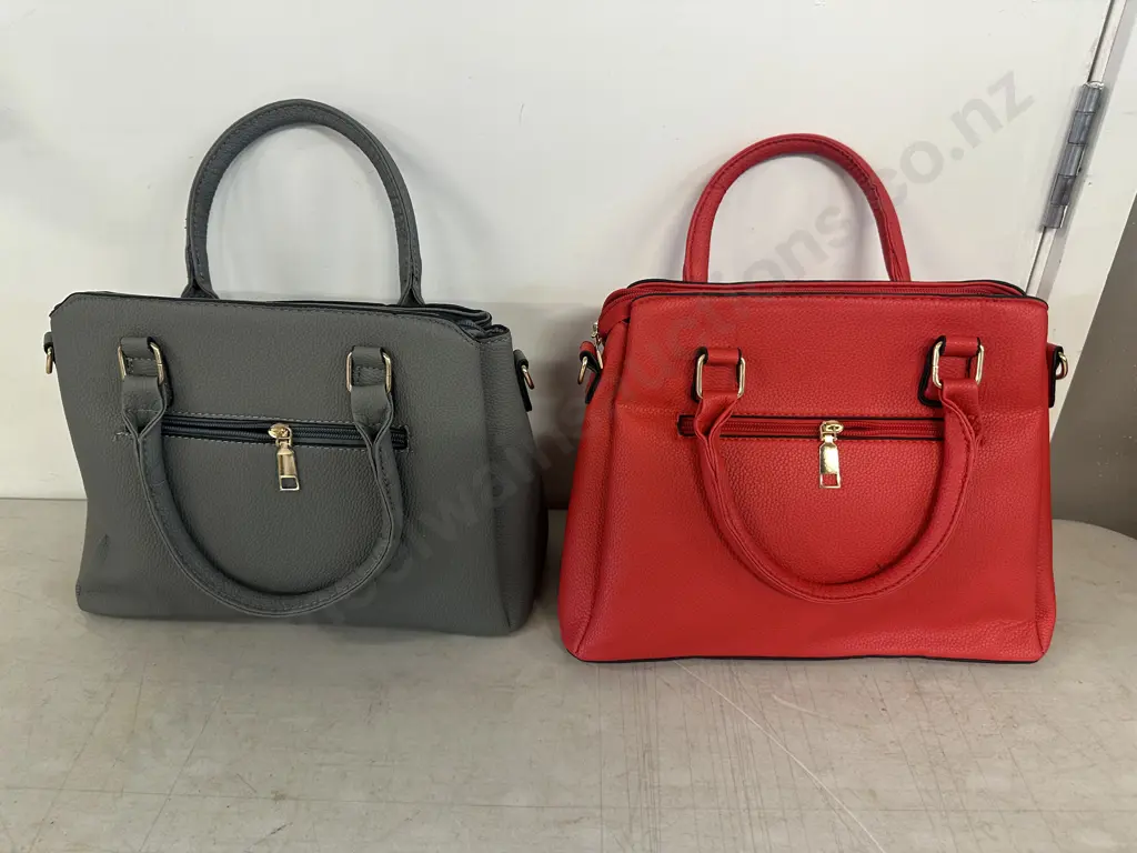 New Handbags  Red & Grey Image 1++