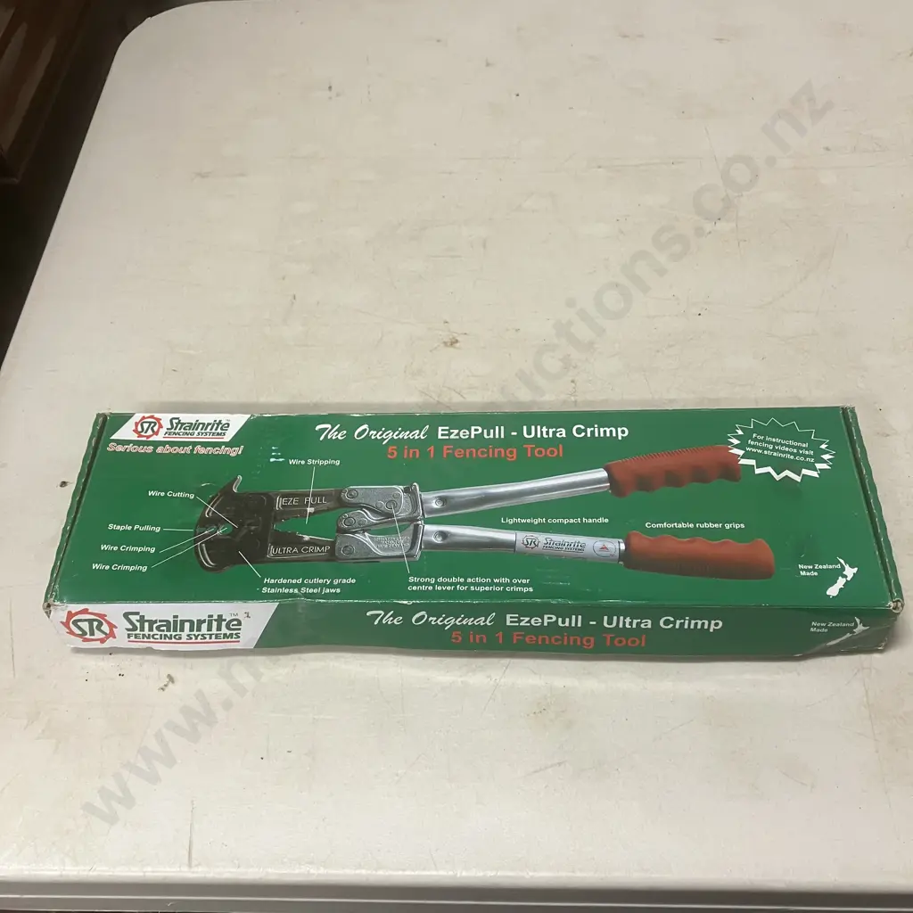 Strainrite EzePull - Ultra Crimp Fencing Tool - Unused With Original Box Image 1++