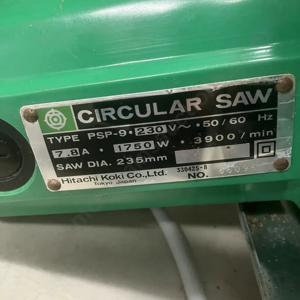 Hitachi 235mm 1750W Circular Saw Image 1++