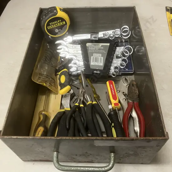 Hand Tools, Spanner Sets, Tape Etc