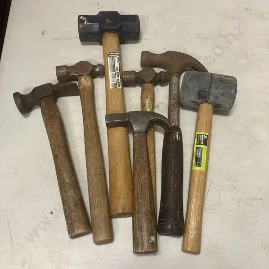 Seven Hammers & Rubber Mallet