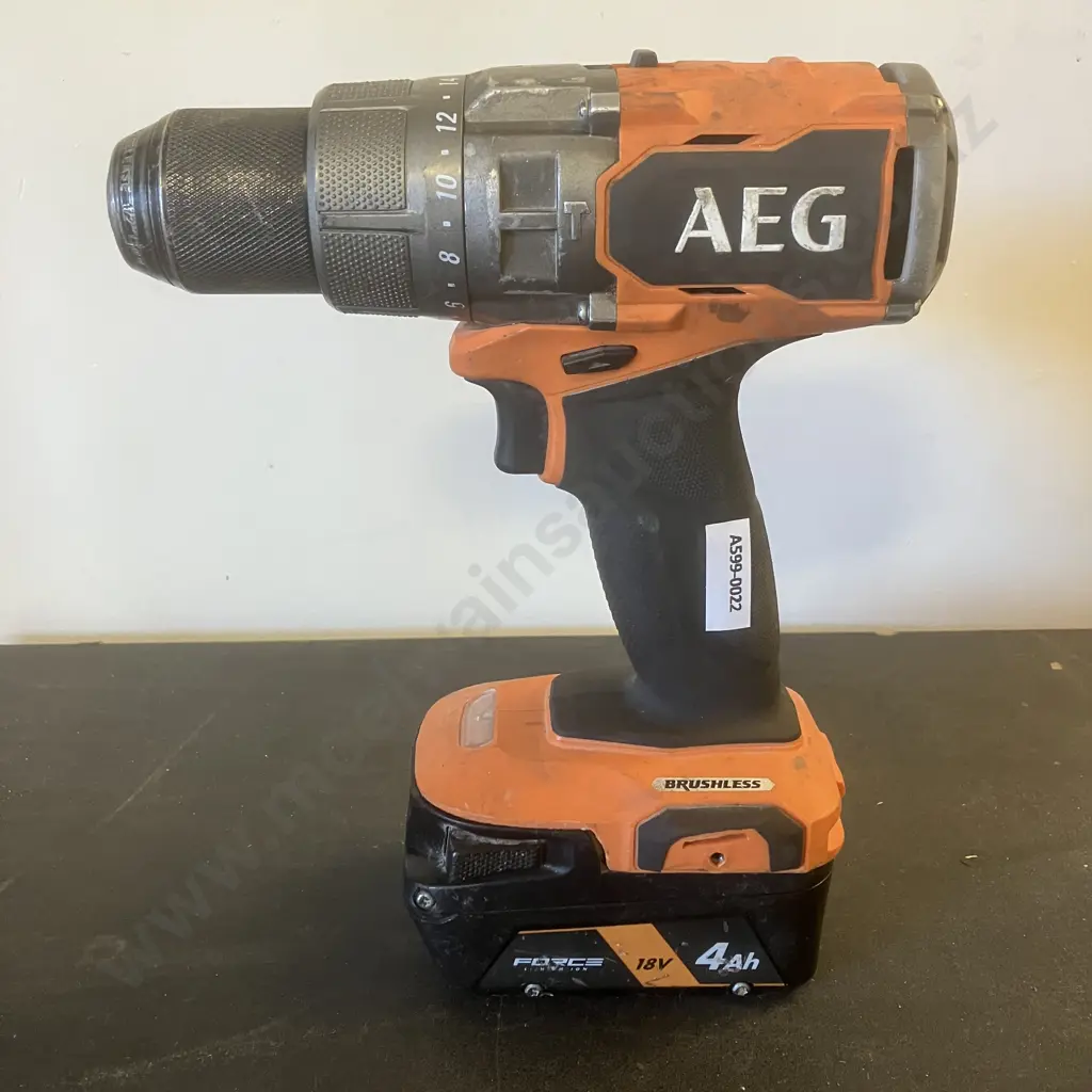 AEG 18V Brushless Drill With 4.0Ah Battery (No Charger) Image 1++
