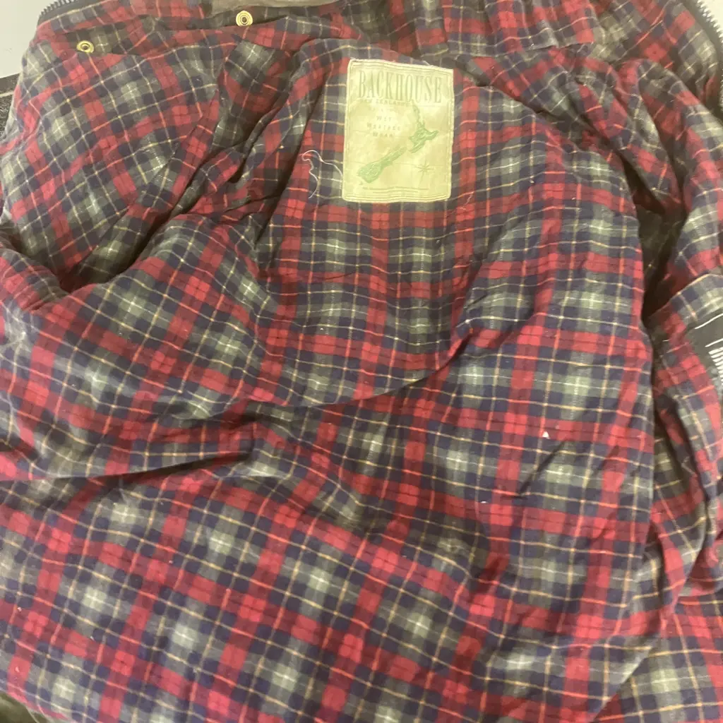 Oilskin Hooded Coat Backhouse New Zealand Brand Size 44 Image 1++