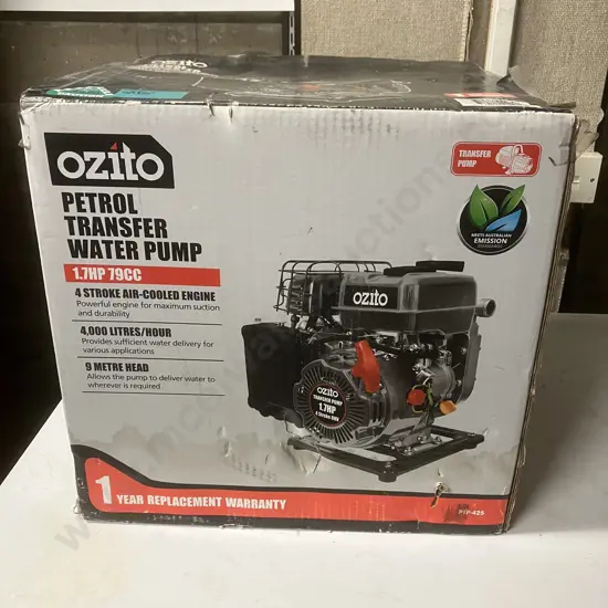 Ozito Petrol Transfer Water Pump Model PTP-425