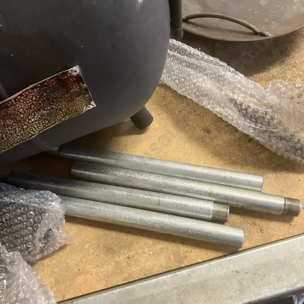 Ozpig Series 2 Portable Wood Fire Stove BBQ Heater With Bag, Charcoal, Wood Chips Etc In Basecamp Carry Bag Image 1++