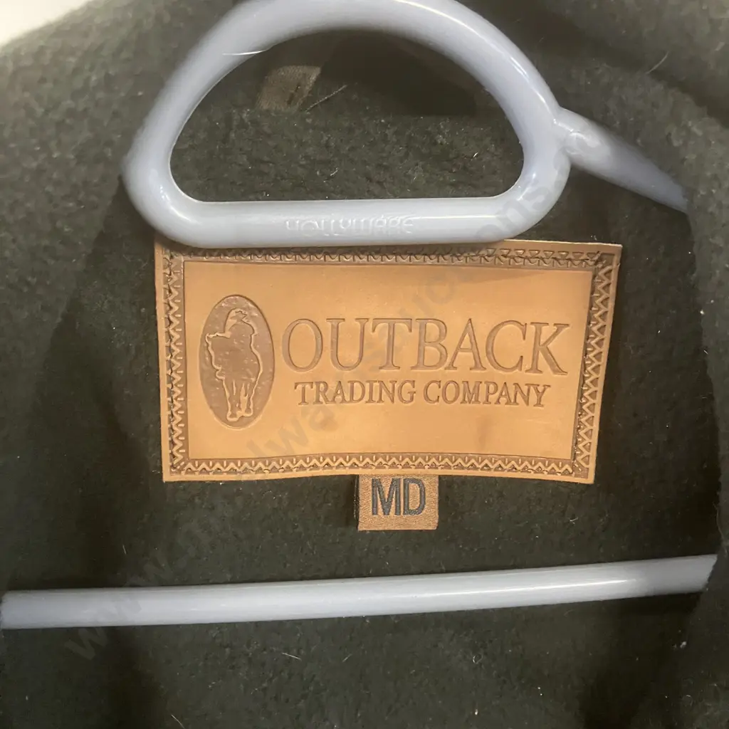 Oilskin Outback Vest Outback Trading Company Size MD Image 1++