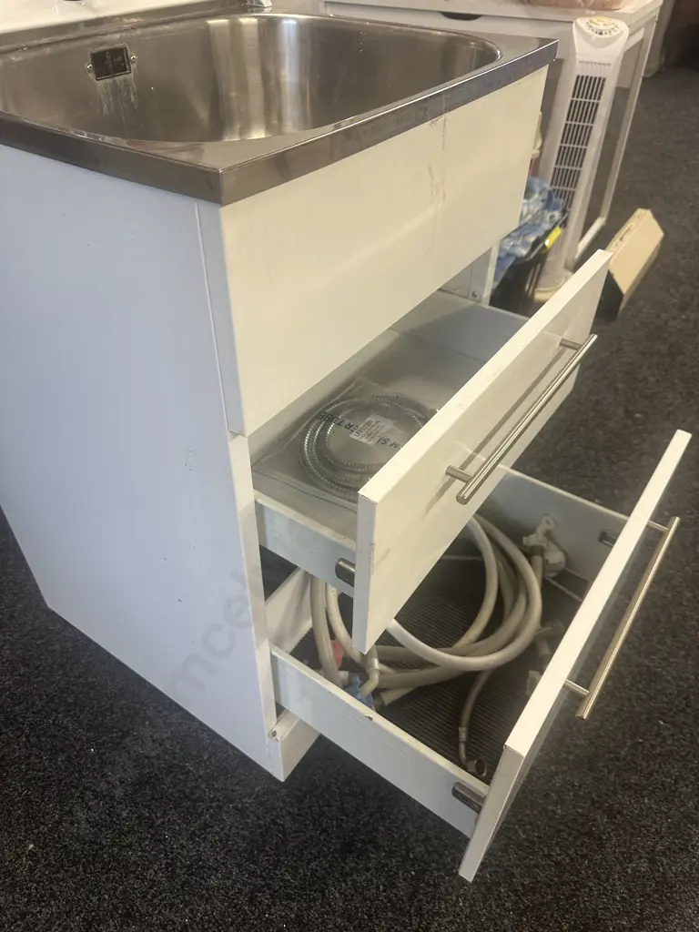 Robin Hood Laundry Super Tub Two Drawer With Hoses & Shower Hose Image 1++